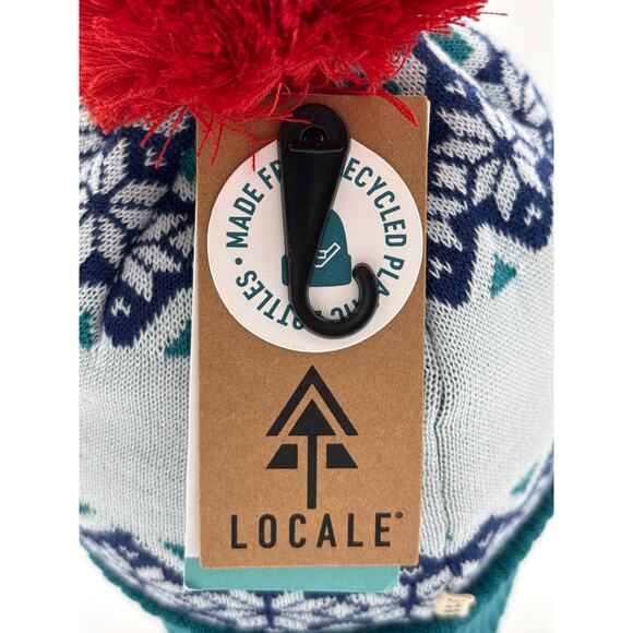 Locale Outdoor Winter Snow Ski Beanie Hat Pom Pom Adult OS Bill & Paul - Picture 3 of 5